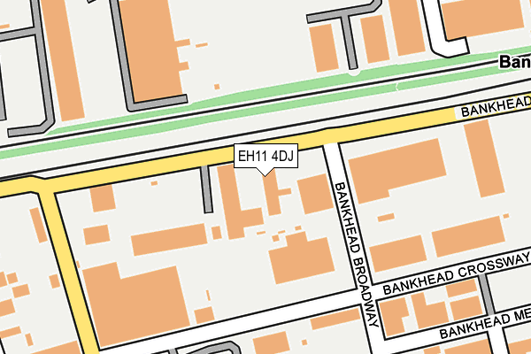 EH11 4DJ map - OS OpenMap – Local (Ordnance Survey) EH11 4DJ map - OS OpenMap – Local (Ordnance Survey)
