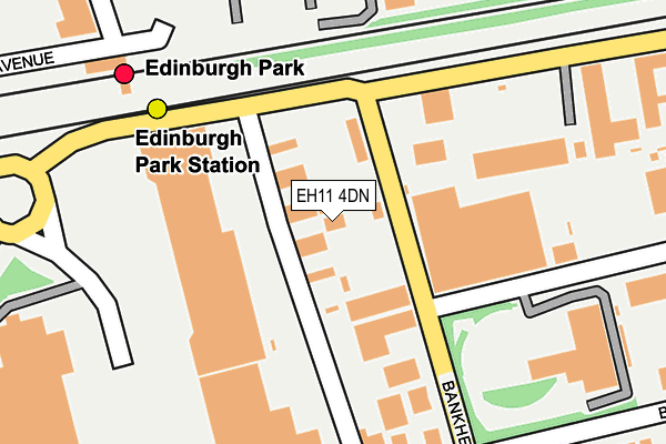 EH11 4DN map - OS OpenMap – Local (Ordnance Survey) EH11 4DN map - OS OpenMap – Local (Ordnance Survey)
