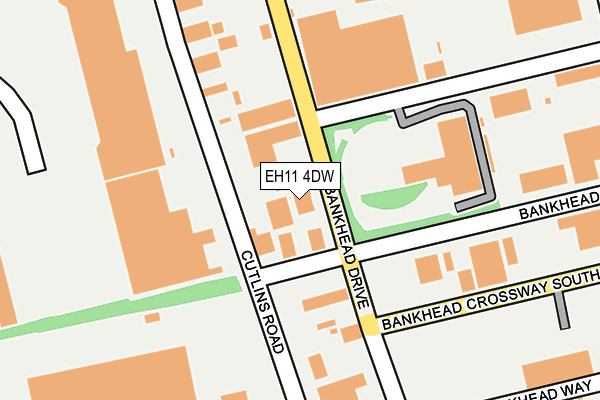 EH11 4DW map - OS OpenMap – Local (Ordnance Survey) EH11 4DW map - OS OpenMap – Local (Ordnance Survey)