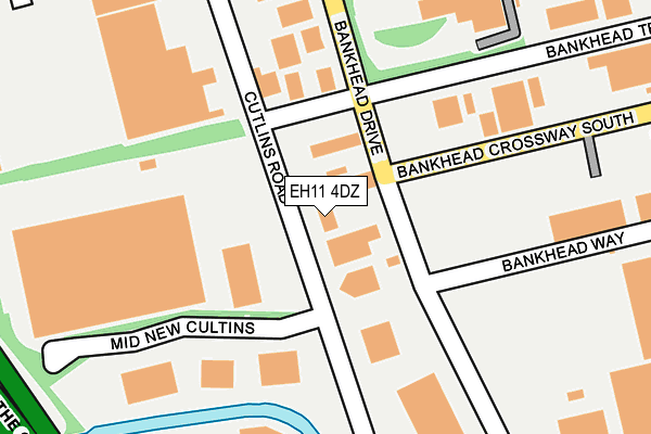EH11 4DZ map - OS OpenMap – Local (Ordnance Survey) EH11 4DZ map - OS OpenMap – Local (Ordnance Survey)
