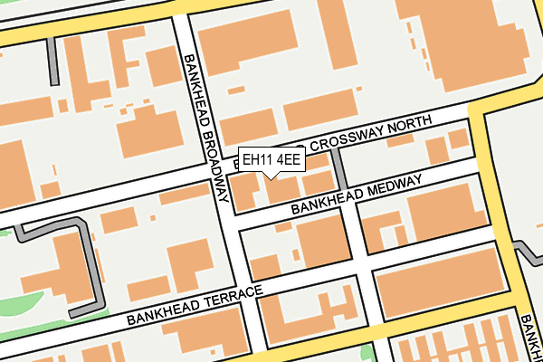 EH11 4EE map - OS OpenMap – Local (Ordnance Survey) EH11 4EE map - OS OpenMap – Local (Ordnance Survey)