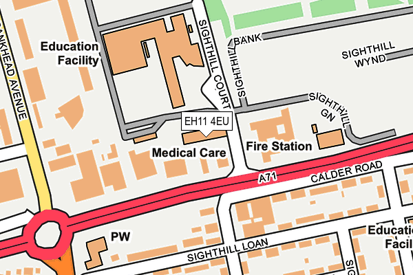 EH11 4EU map - OS OpenMap – Local (Ordnance Survey) EH11 4EU map - OS OpenMap – Local (Ordnance Survey)