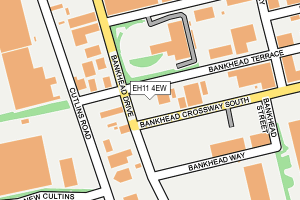 EH11 4EW map - OS OpenMap – Local (Ordnance Survey) EH11 4EW map - OS OpenMap – Local (Ordnance Survey)