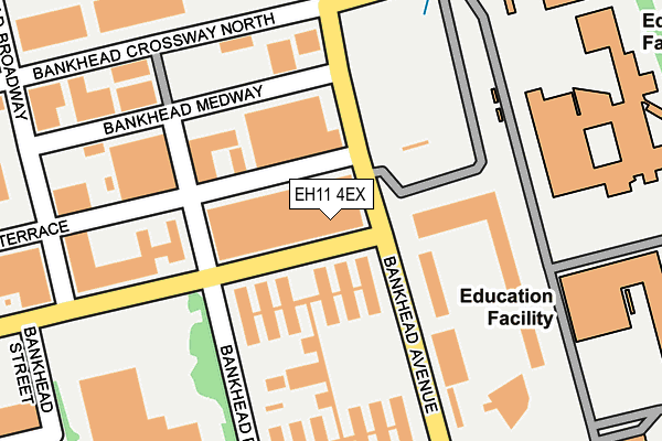 EH11 4EX map - OS OpenMap – Local (Ordnance Survey) EH11 4EX map - OS OpenMap – Local (Ordnance Survey)