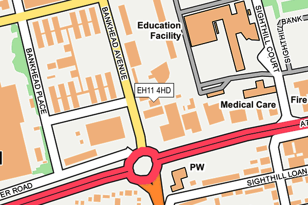 EH11 4HD map - OS OpenMap – Local (Ordnance Survey) EH11 4HD map - OS OpenMap – Local (Ordnance Survey)