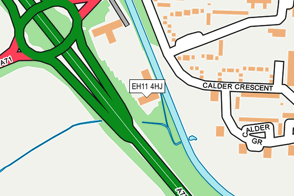 EH11 4HJ map - OS OpenMap – Local (Ordnance Survey) EH11 4HJ map - OS OpenMap – Local (Ordnance Survey)