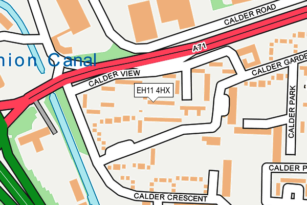 EH11 4HX map - OS OpenMap – Local (Ordnance Survey) EH11 4HX map - OS OpenMap – Local (Ordnance Survey)