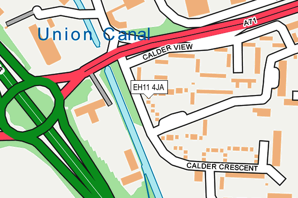 EH11 4JA map - OS OpenMap – Local (Ordnance Survey) EH11 4JA map - OS OpenMap – Local (Ordnance Survey)