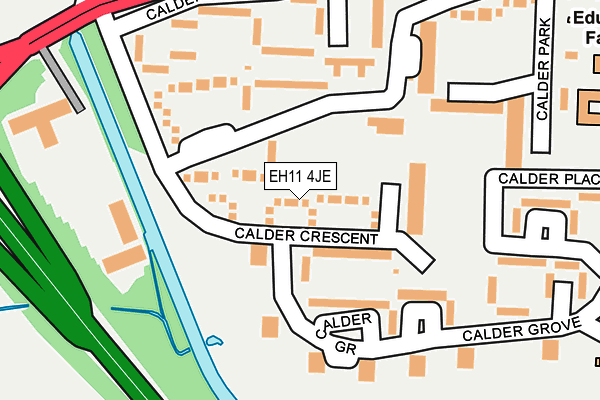 EH11 4JE map - OS OpenMap – Local (Ordnance Survey) EH11 4JE map - OS OpenMap – Local (Ordnance Survey)