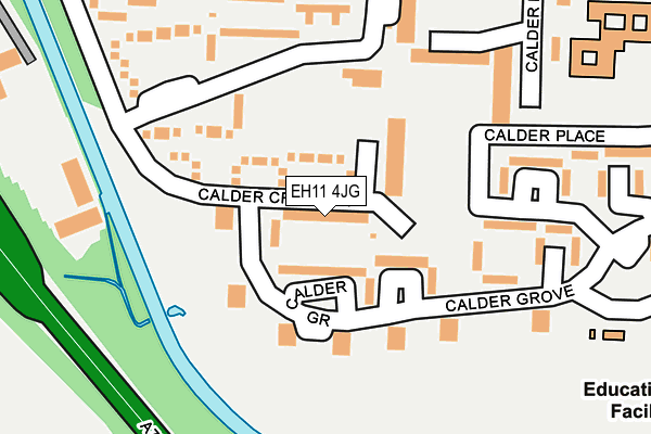 EH11 4JG map - OS OpenMap – Local (Ordnance Survey) EH11 4JG map - OS OpenMap – Local (Ordnance Survey)