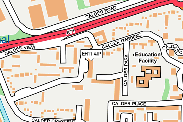 EH11 4JP map - OS OpenMap – Local (Ordnance Survey) EH11 4JP map - OS OpenMap – Local (Ordnance Survey)