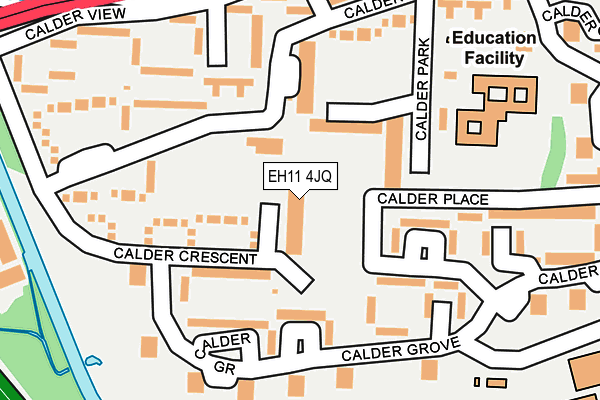 EH11 4JQ map - OS OpenMap – Local (Ordnance Survey) EH11 4JQ map - OS OpenMap – Local (Ordnance Survey)