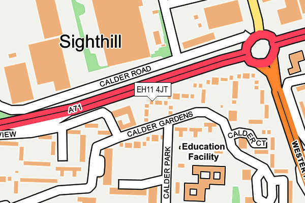 EH11 4JT map - OS OpenMap – Local (Ordnance Survey) EH11 4JT map - OS OpenMap – Local (Ordnance Survey)