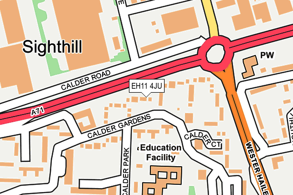 EH11 4JU map - OS OpenMap – Local (Ordnance Survey) EH11 4JU map - OS OpenMap – Local (Ordnance Survey)