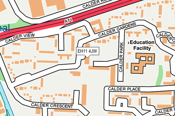 EH11 4JW map - OS OpenMap – Local (Ordnance Survey) EH11 4JW map - OS OpenMap – Local (Ordnance Survey)