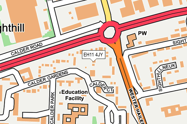 EH11 4JY map - OS OpenMap – Local (Ordnance Survey) EH11 4JY map - OS OpenMap – Local (Ordnance Survey)