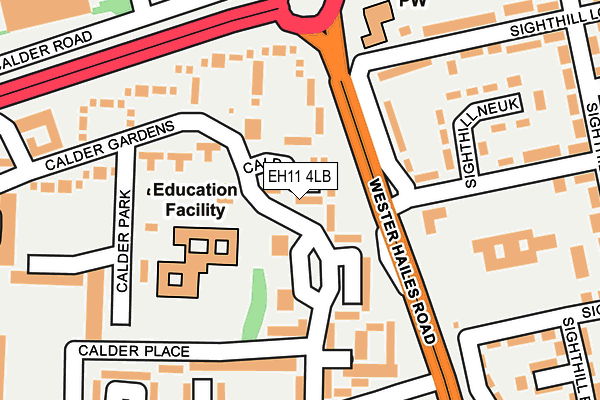 EH11 4LB map - OS OpenMap – Local (Ordnance Survey) EH11 4LB map - OS OpenMap – Local (Ordnance Survey)