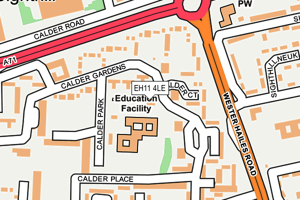 EH11 4LE map - OS OpenMap – Local (Ordnance Survey) EH11 4LE map - OS OpenMap – Local (Ordnance Survey)