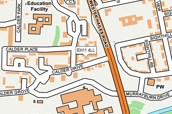 EH11 4LL map - OS OpenMap – Local (Ordnance Survey) EH11 4LL map - OS OpenMap – Local (Ordnance Survey)
