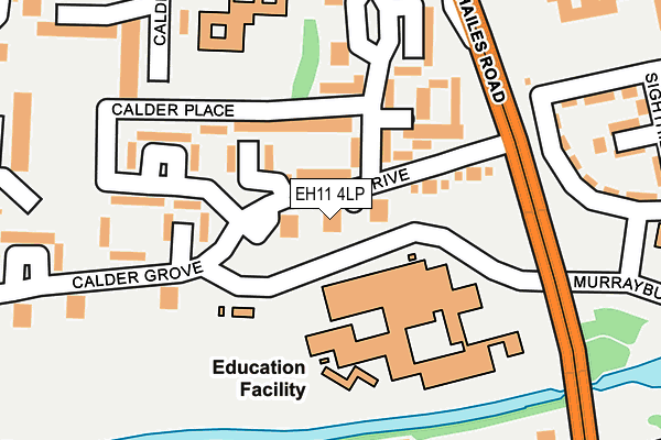 EH11 4LP map - OS OpenMap – Local (Ordnance Survey)