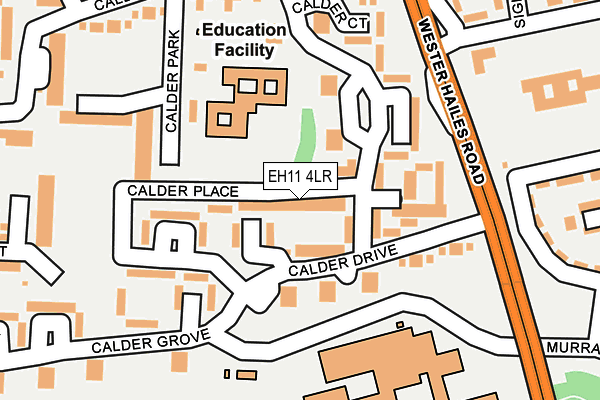 EH11 4LR map - OS OpenMap – Local (Ordnance Survey) EH11 4LR map - OS OpenMap – Local (Ordnance Survey)
