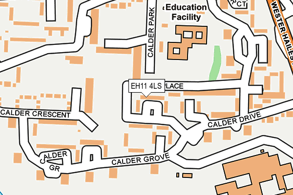 EH11 4LS map - OS OpenMap – Local (Ordnance Survey)
