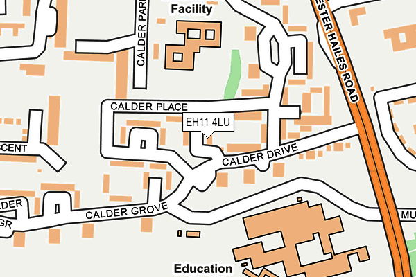 EH11 4LU map - OS OpenMap – Local (Ordnance Survey) EH11 4LU map - OS OpenMap – Local (Ordnance Survey)
