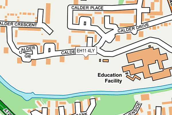 EH11 4LY map - OS OpenMap – Local (Ordnance Survey) EH11 4LY map - OS OpenMap – Local (Ordnance Survey)