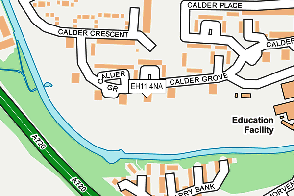 EH11 4NA map - OS OpenMap – Local (Ordnance Survey) EH11 4NA map - OS OpenMap – Local (Ordnance Survey)