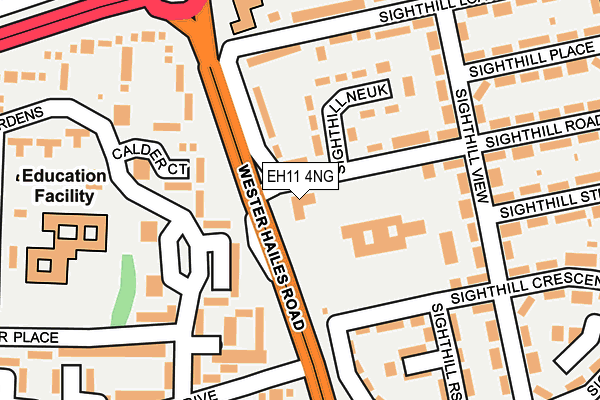 EH11 4NG map - OS OpenMap – Local (Ordnance Survey) EH11 4NG map - OS OpenMap – Local (Ordnance Survey)