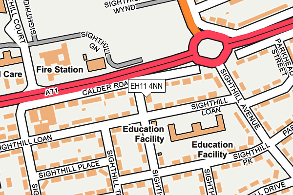 EH11 4NN map - OS OpenMap – Local (Ordnance Survey)