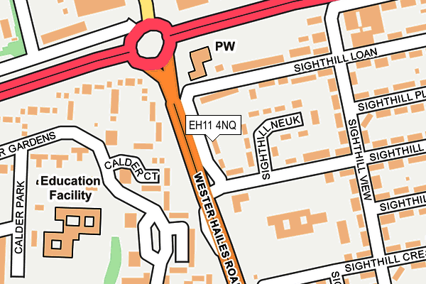 EH11 4NQ map - OS OpenMap – Local (Ordnance Survey) EH11 4NQ map - OS OpenMap – Local (Ordnance Survey)