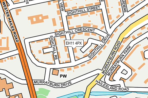 EH11 4PX map - OS OpenMap – Local (Ordnance Survey) EH11 4PX map - OS OpenMap – Local (Ordnance Survey)