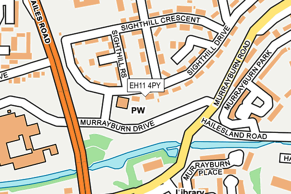 EH11 4PY map - OS OpenMap – Local (Ordnance Survey) EH11 4PY map - OS OpenMap – Local (Ordnance Survey)