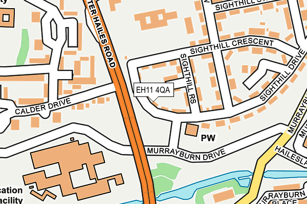 EH11 4QA map - OS OpenMap – Local (Ordnance Survey) EH11 4QA map - OS OpenMap – Local (Ordnance Survey)
