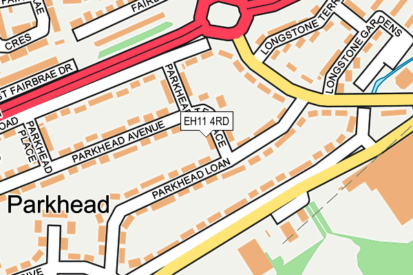 EH11 4RD map - OS OpenMap – Local (Ordnance Survey) EH11 4RD map - OS OpenMap – Local (Ordnance Survey)