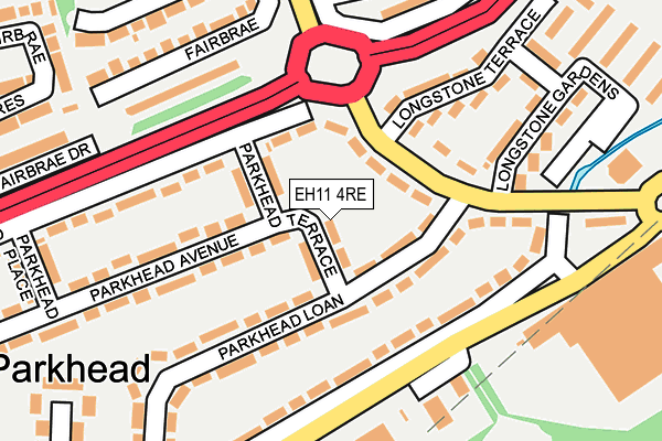 EH11 4RE map - OS OpenMap – Local (Ordnance Survey) EH11 4RE map - OS OpenMap – Local (Ordnance Survey)