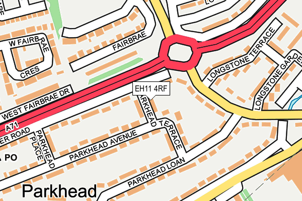 EH11 4RF map - OS OpenMap – Local (Ordnance Survey) EH11 4RF map - OS OpenMap – Local (Ordnance Survey)