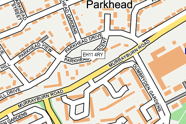 EH11 4RY map - OS OpenMap – Local (Ordnance Survey) EH11 4RY map - OS OpenMap – Local (Ordnance Survey)