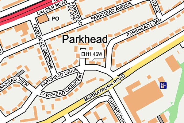 EH11 4SW map - OS OpenMap – Local (Ordnance Survey) EH11 4SW map - OS OpenMap – Local (Ordnance Survey)