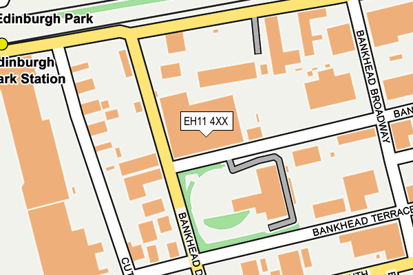 EH11 4XX map - OS OpenMap – Local (Ordnance Survey) EH11 4XX map - OS OpenMap – Local (Ordnance Survey)