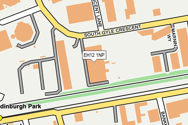 EH12 1NP map - OS OpenMap – Local (Ordnance Survey) EH12 1NP map - OS OpenMap – Local (Ordnance Survey)