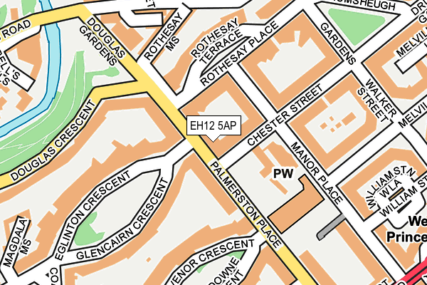 EH12 5AP map - OS OpenMap – Local (Ordnance Survey) EH12 5AP map - OS OpenMap – Local (Ordnance Survey)