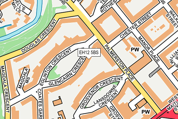 EH12 5BS map - OS OpenMap – Local (Ordnance Survey) EH12 5BS map - OS OpenMap – Local (Ordnance Survey)