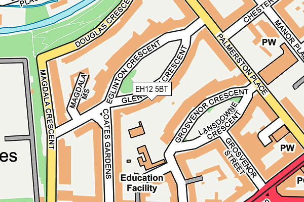 EH12 5BT map - OS OpenMap – Local (Ordnance Survey) EH12 5BT map - OS OpenMap – Local (Ordnance Survey)
