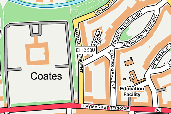 EH12 5BU map - OS OpenMap – Local (Ordnance Survey) EH12 5BU map - OS OpenMap – Local (Ordnance Survey)