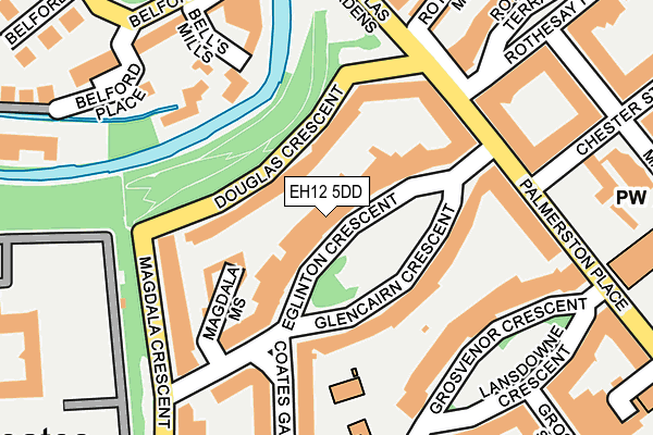 EH12 5DD map - OS OpenMap – Local (Ordnance Survey) EH12 5DD map - OS OpenMap – Local (Ordnance Survey)