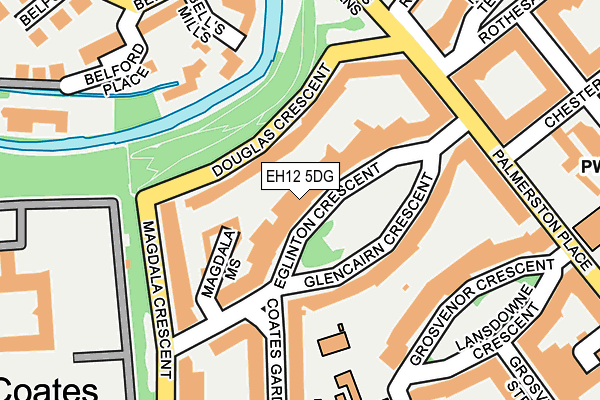 EH12 5DG map - OS OpenMap – Local (Ordnance Survey) EH12 5DG map - OS OpenMap – Local (Ordnance Survey)