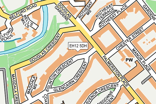 EH12 5DH map - OS OpenMap – Local (Ordnance Survey) EH12 5DH map - OS OpenMap – Local (Ordnance Survey)