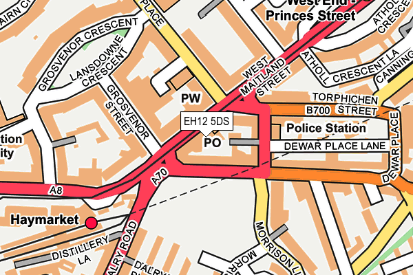 EH12 5DS map - OS OpenMap – Local (Ordnance Survey) EH12 5DS map - OS OpenMap – Local (Ordnance Survey)